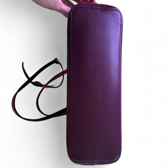 Kate Spade Lawton Way Rose Tote Chocolate Cherry - Picture 4 of 6